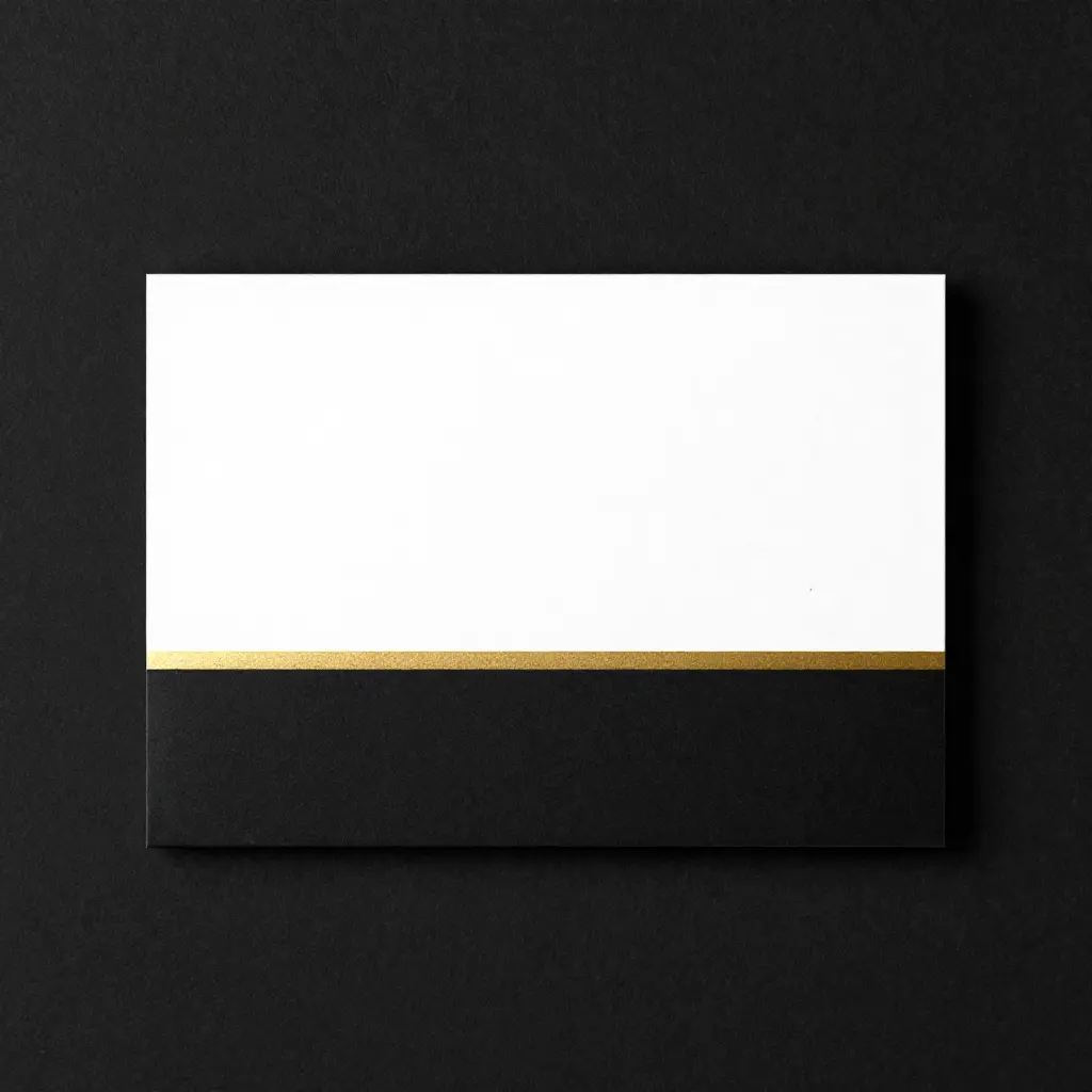 Tarjeta de presentación de lujo